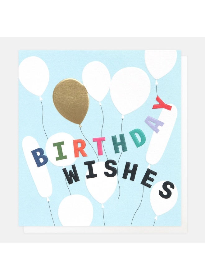 Caroline Gardner Just For You Balloons Birthday Wishes Greeting Card