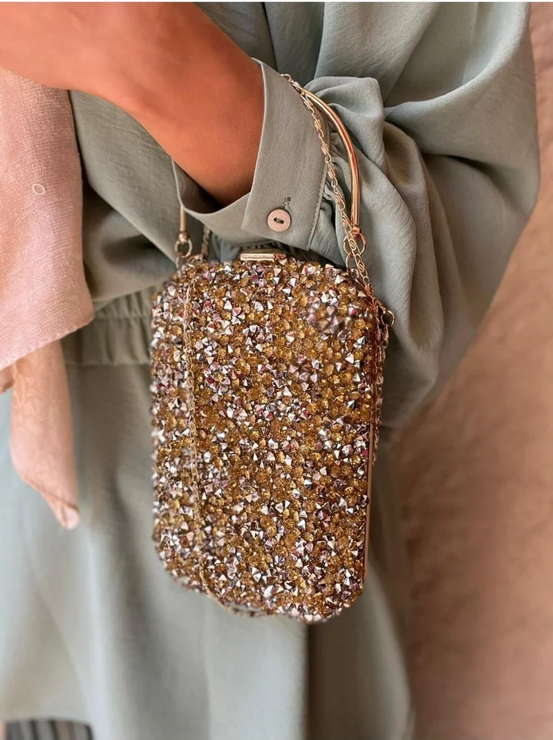 Çanta Trend Bag Trend Long Chain Strap Vertical Evening Bag