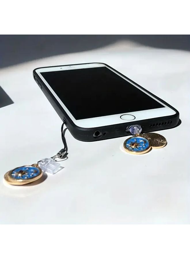 ستاري نايت هاتف غبار سدادة لآيفون 6 14 برو ماكس مع حبل متين سبائك الألومنيوم - Image 5