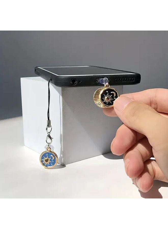 ستاري نايت هاتف غبار سدادة لآيفون 6 14 برو ماكس مع حبل متين سبائك الألومنيوم - Image 4