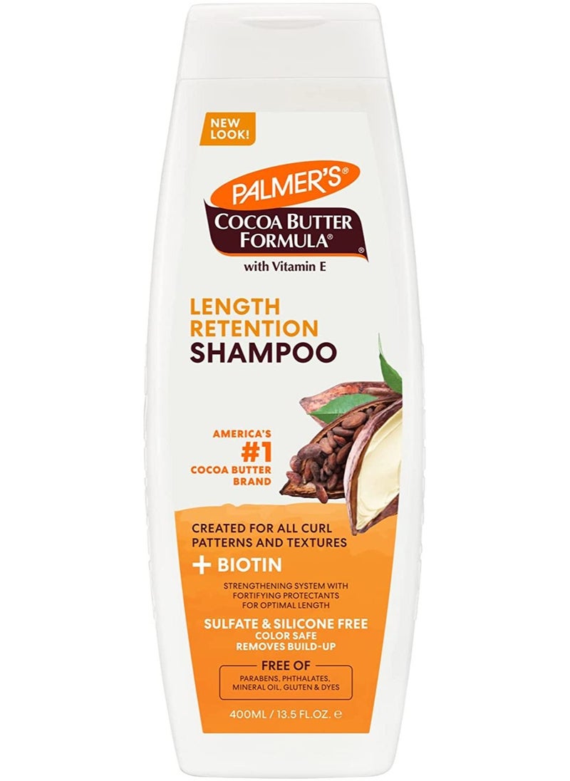 PALMER'S - Palmer'S Cocoa Butter Formula Biotin Length Retention Shampoo - Image 1