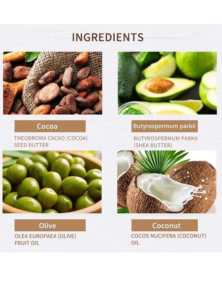 PURC - 60g Organic Coconut Conditioner Bar Deeply Moisturizing Hydrating Shampoo Soap Bar for Dry and Damaged Hair Natural Plant Extracts Ingredients Conditioner Bar for Nourishing and Shine - Image 1