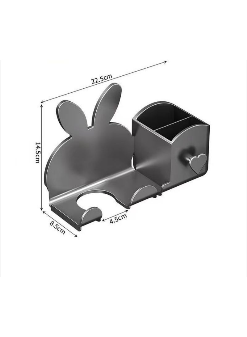 Wall-mounted hair dryer rack - Image 1
