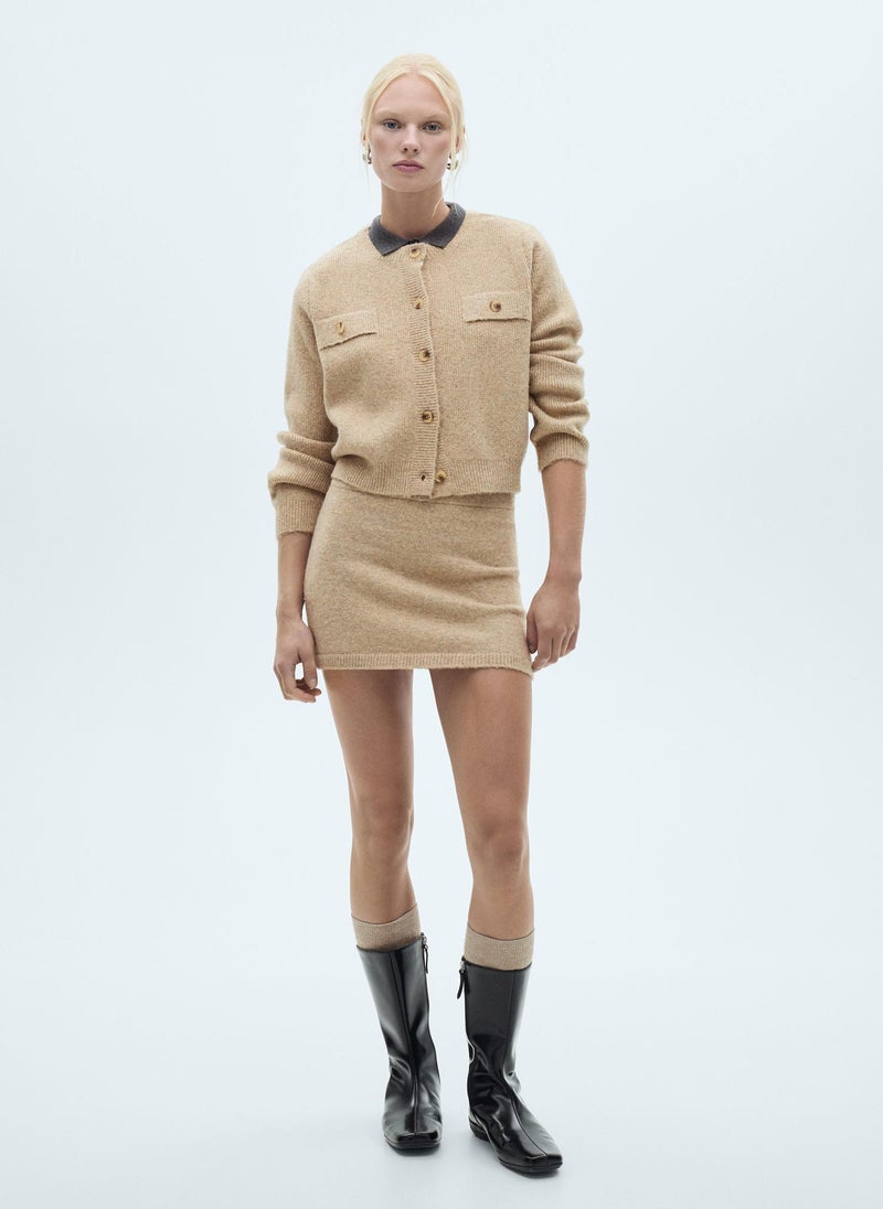 MANGO Stella Knitted Mini Skirt  - Image 4