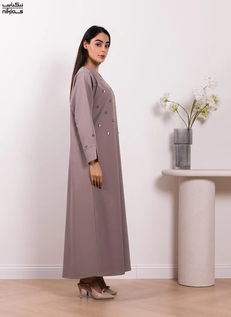 نيكياس Nikias Barbie Crepe with stone Handwork