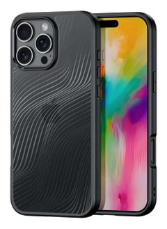 CaseNeo Back Cover for iPhone 16 Pro, TPU+PC Material,Frosted Design 360° Protection,[Slim-Fit] [Anti-fingerprint] [Matte Texture],Anti-scratch, Ultra Slim For iPhone 16 Pro-Black  - Image 1