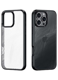 CaseNeo Back Cover for iPhone 16 Pro, TPU+PC Material,Frosted Design 360° Protection,[Slim-Fit] [Anti-fingerprint] [Matte Texture],Anti-scratch, Ultra Slim For iPhone 16 Pro-Black  - Image 2