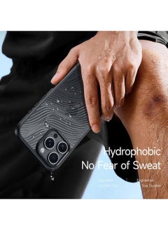 CaseNeo Back Cover for iPhone 16 Pro, TPU+PC Material,Frosted Design 360° Protection,[Slim-Fit] [Anti-fingerprint] [Matte Texture],Anti-scratch, Ultra Slim For iPhone 16 Pro-Black  - Image 4