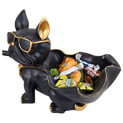 zart Dog Showpiece for Home Decor showpiece (7.5 inch)(Resin, Black) - Image 3