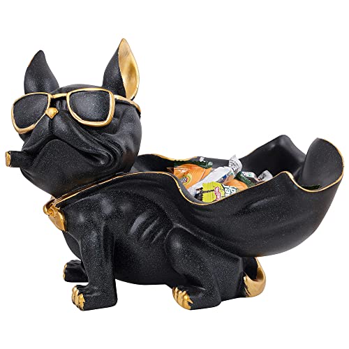 zart Dog Showpiece for Home Decor showpiece (7.5 inch)(Resin, Black) - Image 5