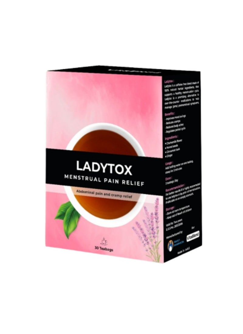 vitablend - Ladytox Menstrual Pain Relief Pack of 30- 60g - Image 1
