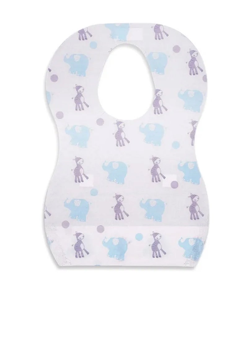 Star Babies Disposable Bibs Pack Of 20 - Elephant - Image 1
