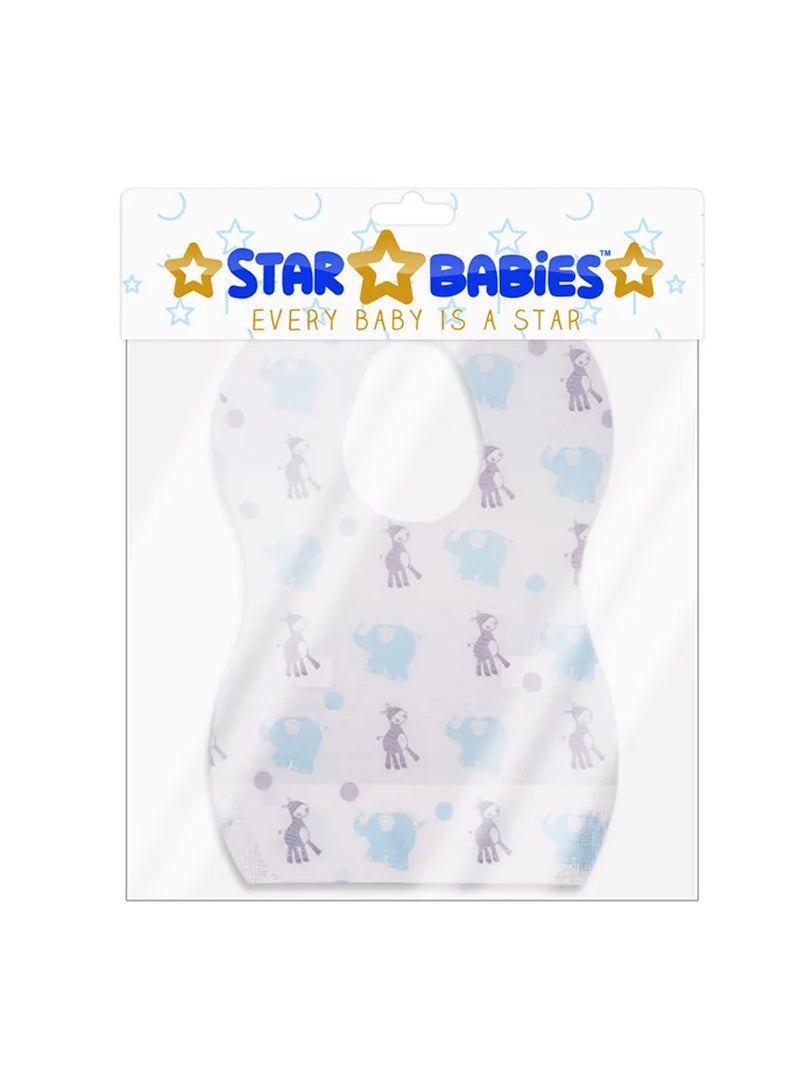 Star Babies Disposable Bibs Pack Of 20 - Elephant - Image 2