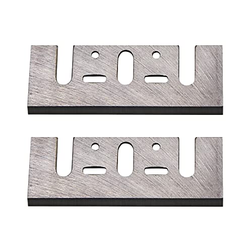 Powswopx 3-1/4 Inch 82mm Carbide Planer Blades Replacement for Makita 1900B, KP0810, KP0800K, DeWalt D26676, DW6655, DW680, 678, 680K, Bosch 1594 PA1205, Ryob (2 Pcs) - Image 1