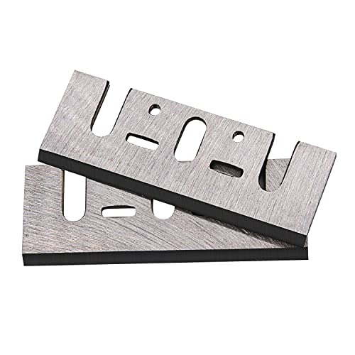 Powswopx 3-1/4 Inch 82mm Carbide Planer Blades Replacement for Makita 1900B, KP0810, KP0800K, DeWalt D26676, DW6655, DW680, 678, 680K, Bosch 1594 PA1205, Ryob (2 Pcs) - Image 3