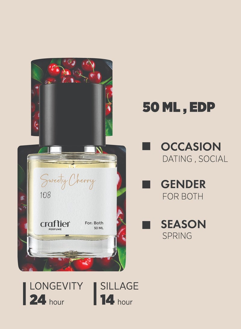 Craftier Perfume SWEETY CHERRY - Inspired of-LOST CHERRY, Eau De Parfum for Men & Women - 50ml, Long Lasting Sweet Fragrance Upto 24 Hrs, Travel Size Unisex Perfume - Image 5