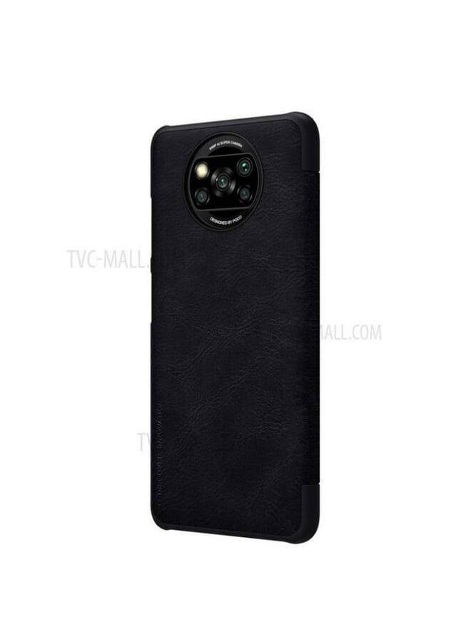 Protective Leather Flip Case Cover For Poco X3 Nfc