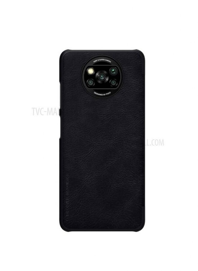 Protective Leather Flip Case Cover For Poco X3 Nfc