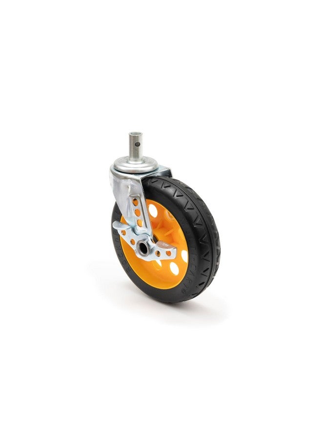 Rock-N-Roller All-Terrain Caster with Brake 8" x 2" 2-Pack for R12 Multi-Carts - Image 1