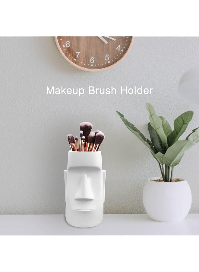 X spring Pencil Holder Pen Holder For Desk Pencil Holder With Glasses Holder Simple Modern Style Pencil Holder With Glasses Holder Multifunctional Makeup Brush Holder Desk Accessories - Image 4