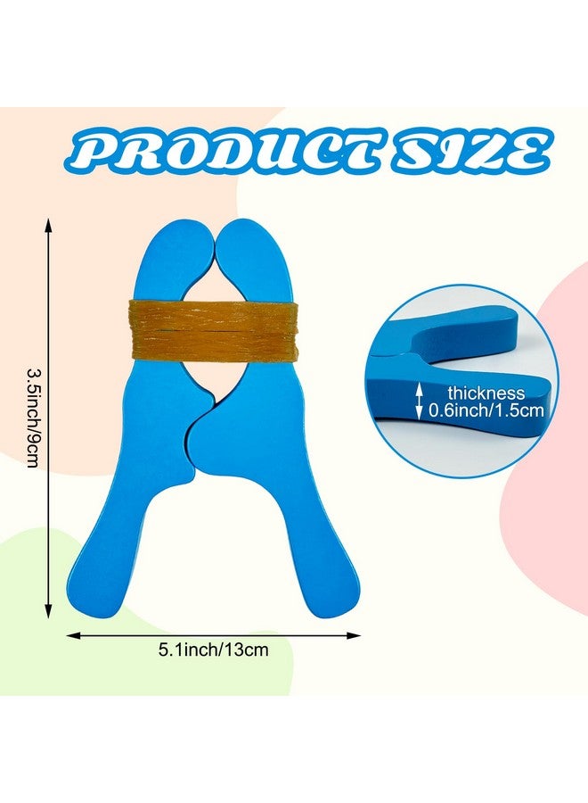 Hlimior 10 PCS Colorful Wooden Play Clips Set - Montessori & Waldorf Fort Building Kit for Children with Handmade Giant Clips. Perfect for Kindergarten, Home, School & Playgrounds - Image 2