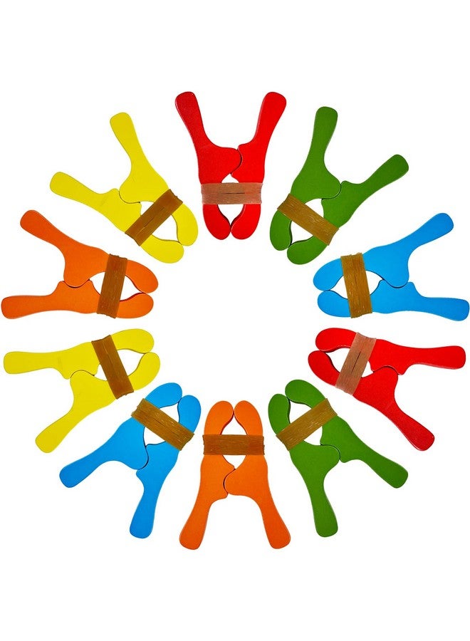 Hlimior 10 PCS Colorful Wooden Play Clips Set - Montessori & Waldorf Fort Building Kit for Children with Handmade Giant Clips. Perfect for Kindergarten, Home, School & Playgrounds - Image 1