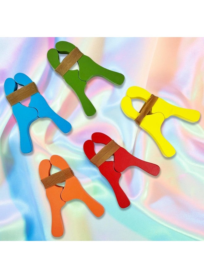 Hlimior 10 PCS Colorful Wooden Play Clips Set - Montessori & Waldorf Fort Building Kit for Children with Handmade Giant Clips. Perfect for Kindergarten, Home, School & Playgrounds - Image 5
