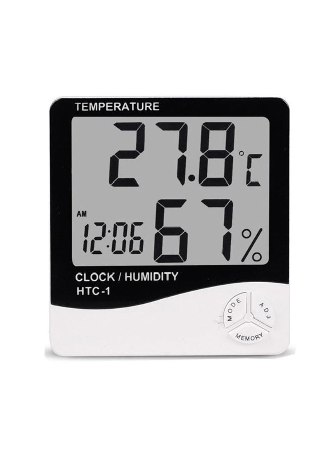 Chabeia Digital Home Thermometer, Hygrometer Indoor Humidity Gauge, Baby Room Temperature Humidity Sensor Meter, for Bedroom Plants Greenhouse Humidors Office（White） - Image 1