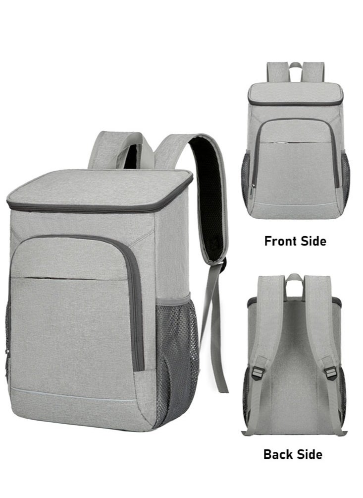 Large Capacity Insulated Backpack Outdoor Ice Pack Picnic Bag for Camping, Hiking, and Leak-Proof Insulation