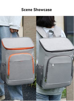 Perfii Large Capacity Insulated Backpack Outdoor Ice Pack Picnic Bag for Camping, Hiking, and Leak-Proof Insulation  - Image 3