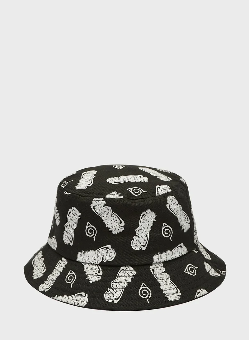 SP Characters Naruto Printed Bucket Hat