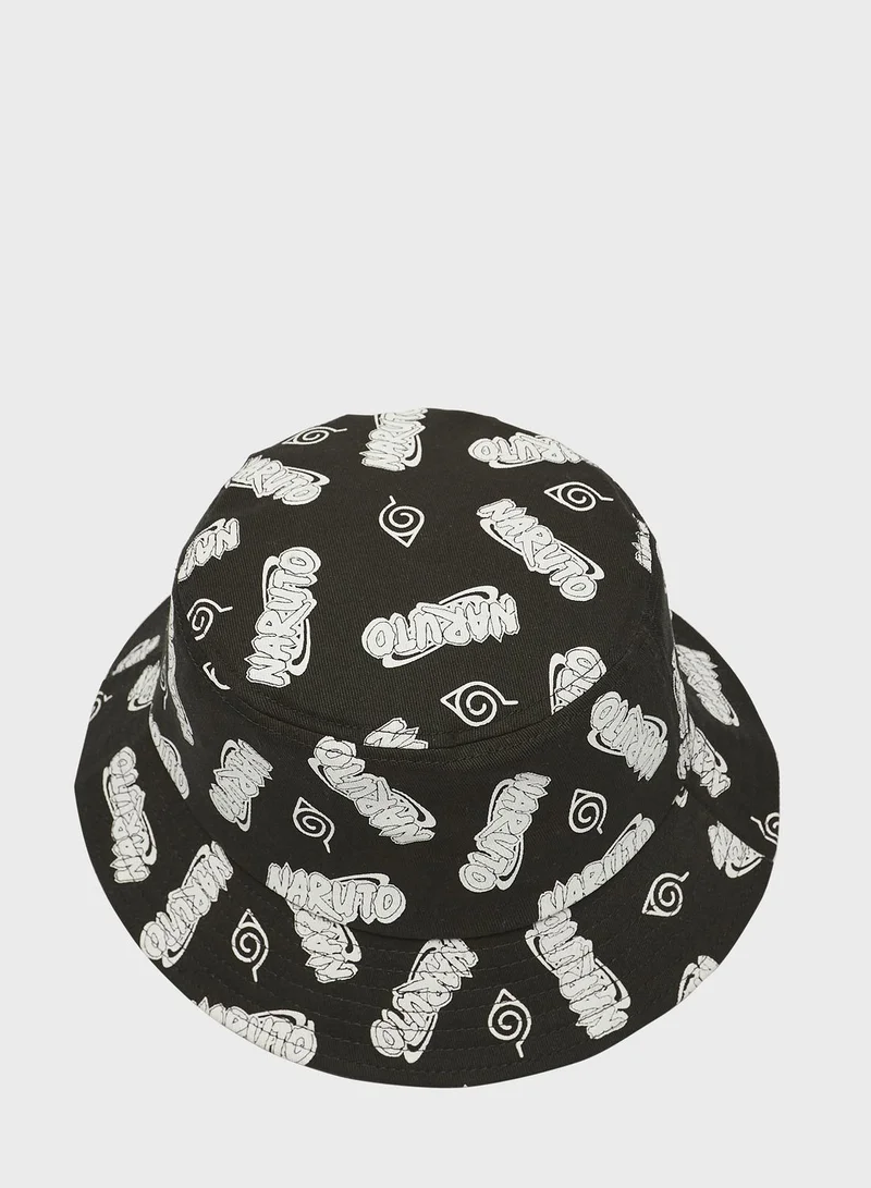 SP Characters Naruto Printed Bucket Hat
