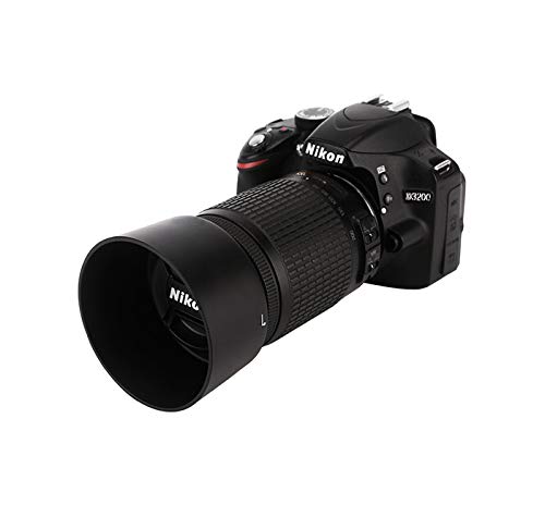 Stela LH-37 Camera Lens Hood Compatible with Nikon HB-37 Nikkor 55-200mm f/4-5.6G ED AF-S VR DX Zoom-Nikkor - Image 2