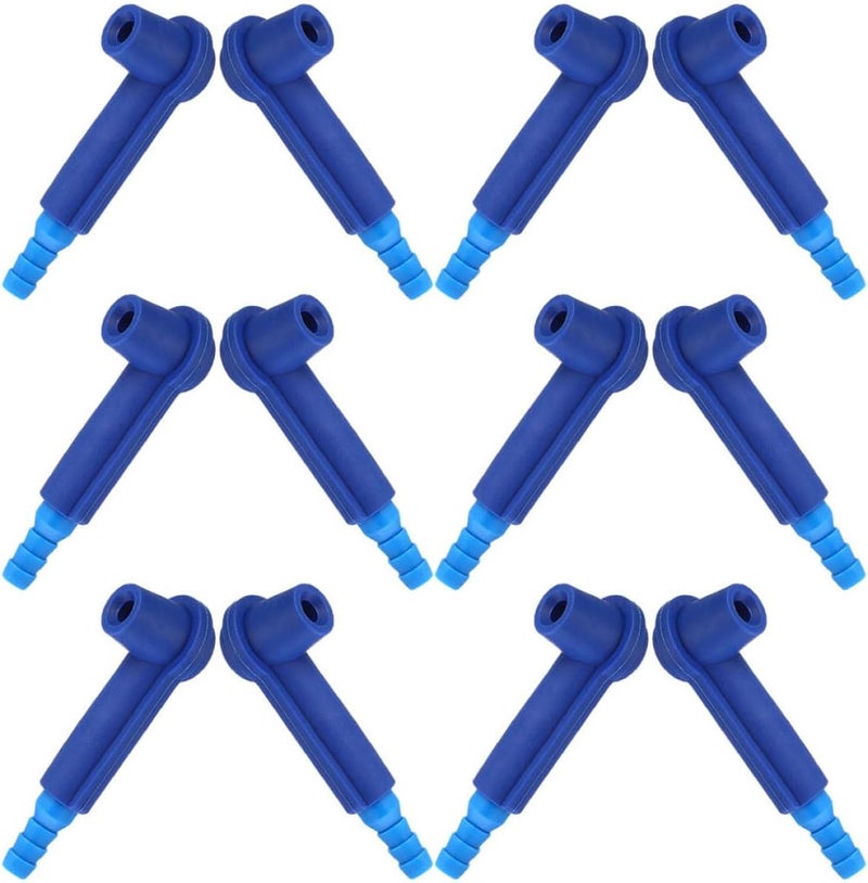 Abaodam 12pcs Pneumatic Brake Oil Bleeding Tools with Brake Fluid Exchange Adapters for Vehicle Maintenance Car Fluid Changer Kit - Image 1
