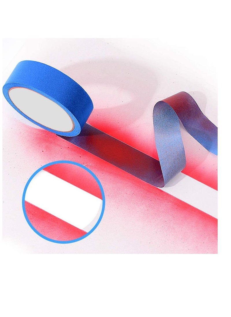 Generic 5 Rolls Blue Painters Masking Tape Painting and Decorating Multisurface Professional DIY Use Crafts Body Spraying  - Image 3