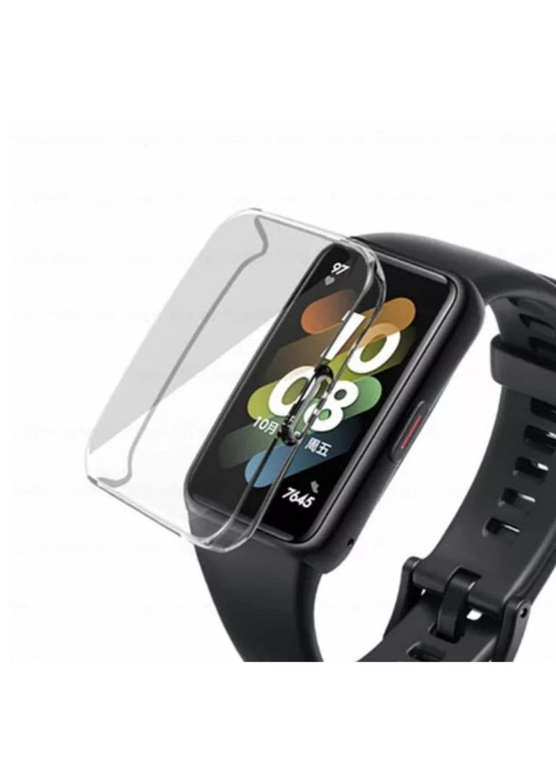 مجموعة كاملة مع هواوي صالح 2 مشاهدة تبو حماية الأكمام متوافق ( شفافة ) - Image 2