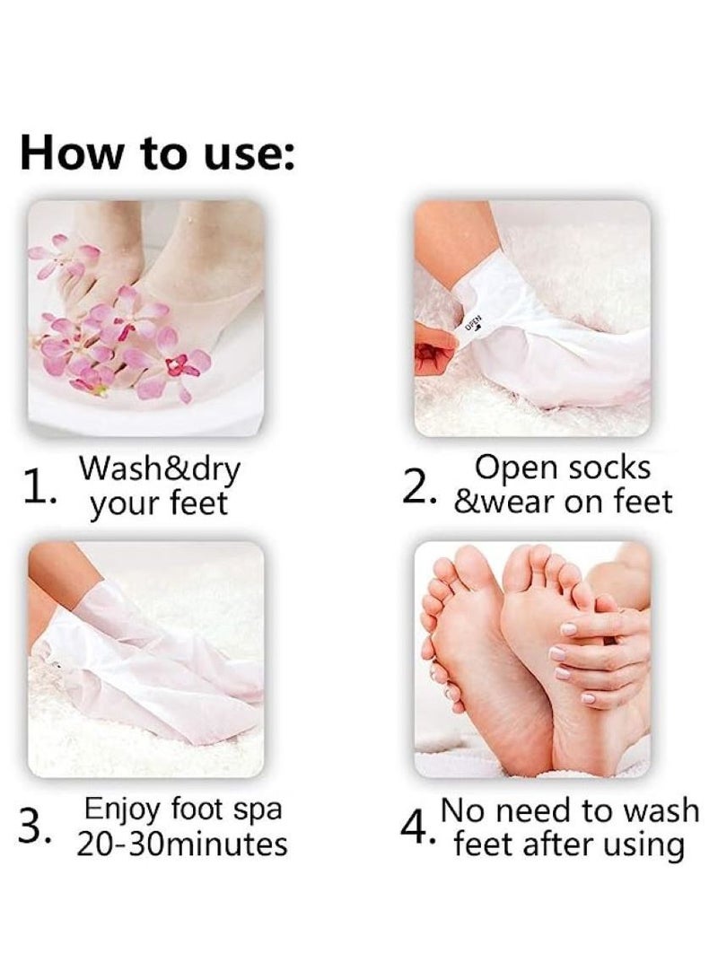 Mond'sub Exfoliating Foot Mask, Feet Baby Soft Smooth Silky Skin  - Image 3