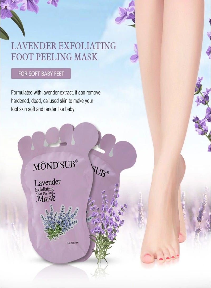 Mond'sub Exfoliating Foot Mask, Feet Baby Soft Smooth Silky Skin  - Image 2