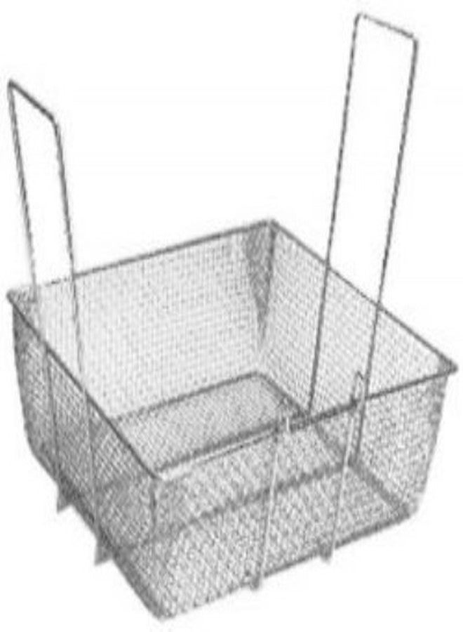 Pitco P6072180 Fry Basket W/Two Handles Front Hook 16.75" X 17.5" X 6" Large Batch 225-1027