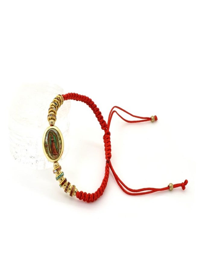 BDM - Pulsera de la Virgen de Guadalupe, brazalete medalla con imagen de la Virgen protectora Guadalupe - Modelo 4 - Image 3