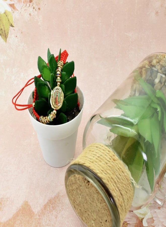 BDM - Pulsera de la Virgen de Guadalupe, brazalete medalla con imagen de la Virgen protectora Guadalupe - Modelo 4 - Image 5