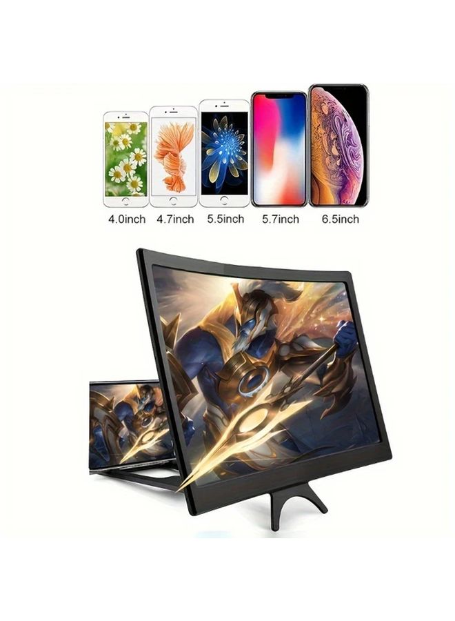 14 Inch Phone Magnifying Glass 3D Screen Extender For Movies Games Camping - Image 3