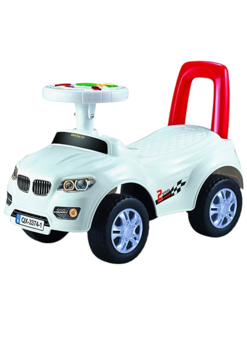 Toy Box Ride On Car With Music Steering For Kids 