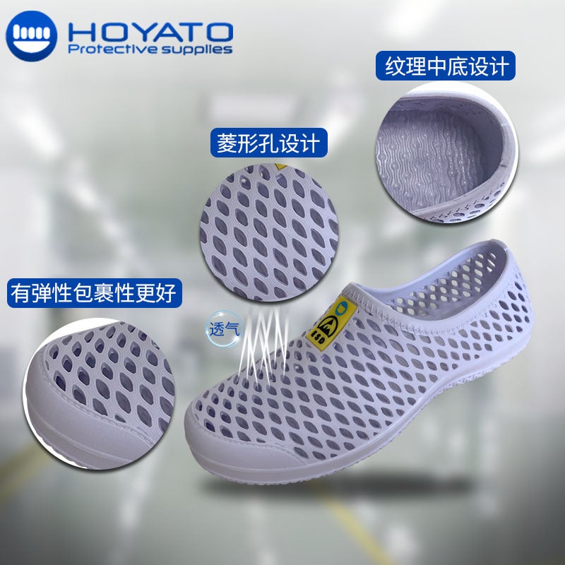 SPU Anti-Static Work Shoes – Mesh Summer Dust-Free Sandals - Image 4