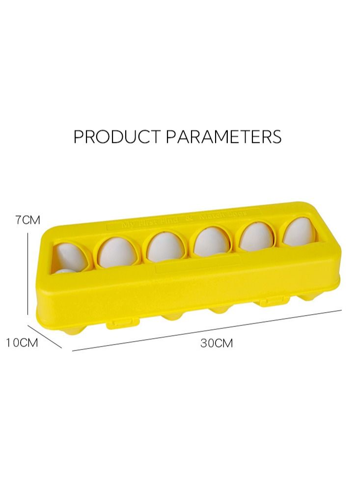 Haidue 12Pcs Matching Eggs Toddler Toys for Learn Color and Shape - Image 4