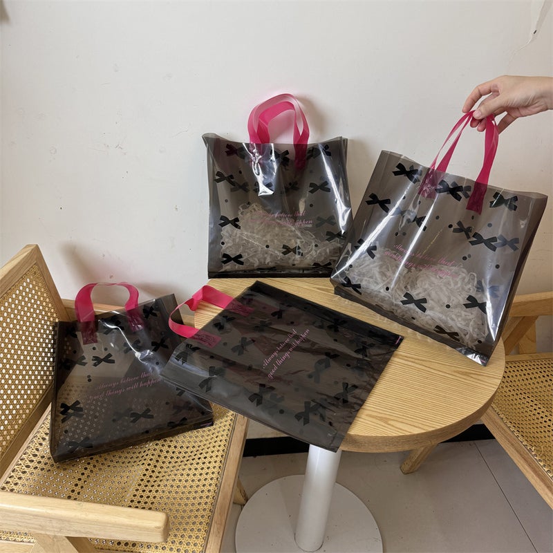 New Clothing Store Handbag Women'S High-End Packaging Shopping Plastic Bag Gift Packaging Special Belt - Image 5