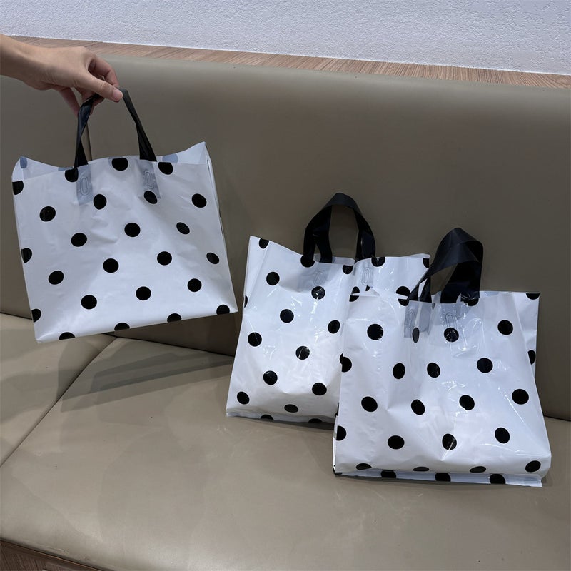 New Clothing Store Handbag Women'S High-End Packaging Shopping Plastic Bag Gift Packaging Special Belt - Image 1
