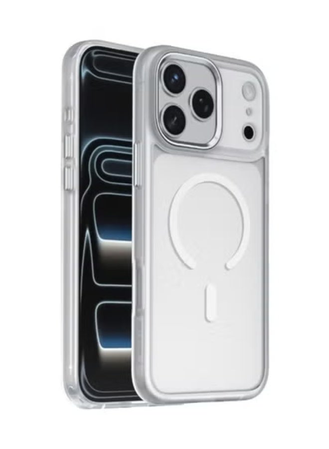 GREEN LION iPhone 17 Pro Max Magsafe Case Titan / Camera Protection / Comfortable Grip / Drop Protection / Anti Scratch / Metal Buttons - Silver - Image 1