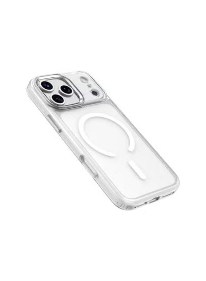 GREEN LION iPhone 17 Pro Max Magsafe Case Titan / Camera Protection / Comfortable Grip / Drop Protection / Anti Scratch / Metal Buttons - Silver - Image 2