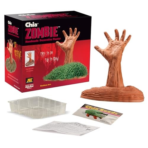 Chia Pet Zombie Pet with Seed Pack, Decorative Pottery Planter, Easy to Do and Fun to Grow, Novelty Gift, Perfect for Any Occasion - Image 2